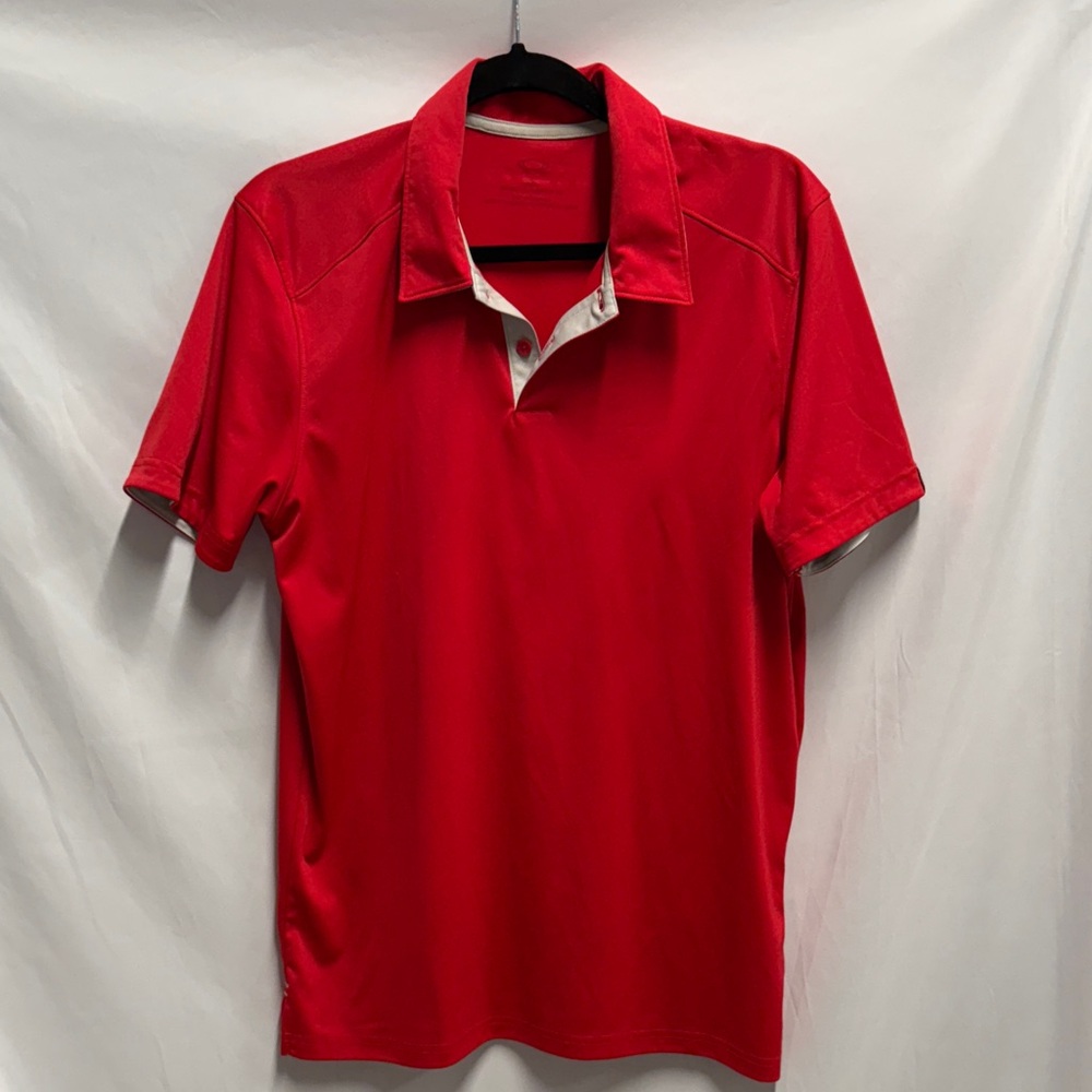 Oakley Men's Red Polo Shirt